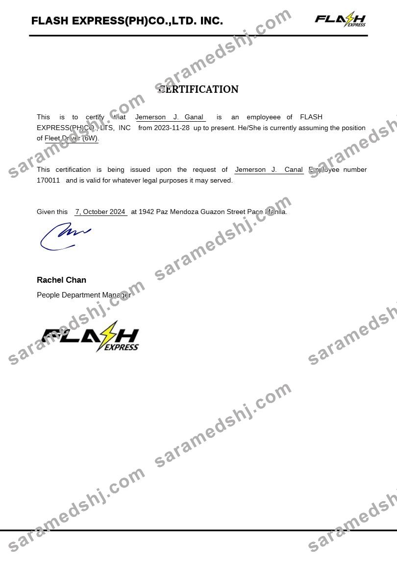 Flash Express Co. payslip template in Word and PDF formats.pdf, 1